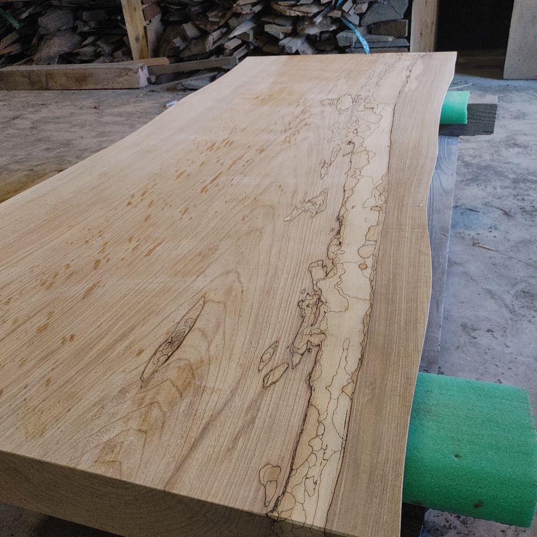 送料込み　セン　栓　一枚板　無垢材　天板　テーブル　カウンター DIY　番号67