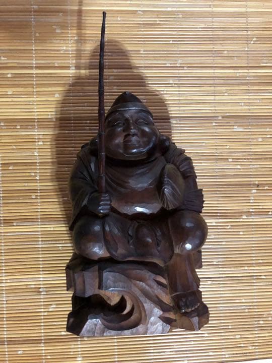 縁起物！　木彫りの蛭子様