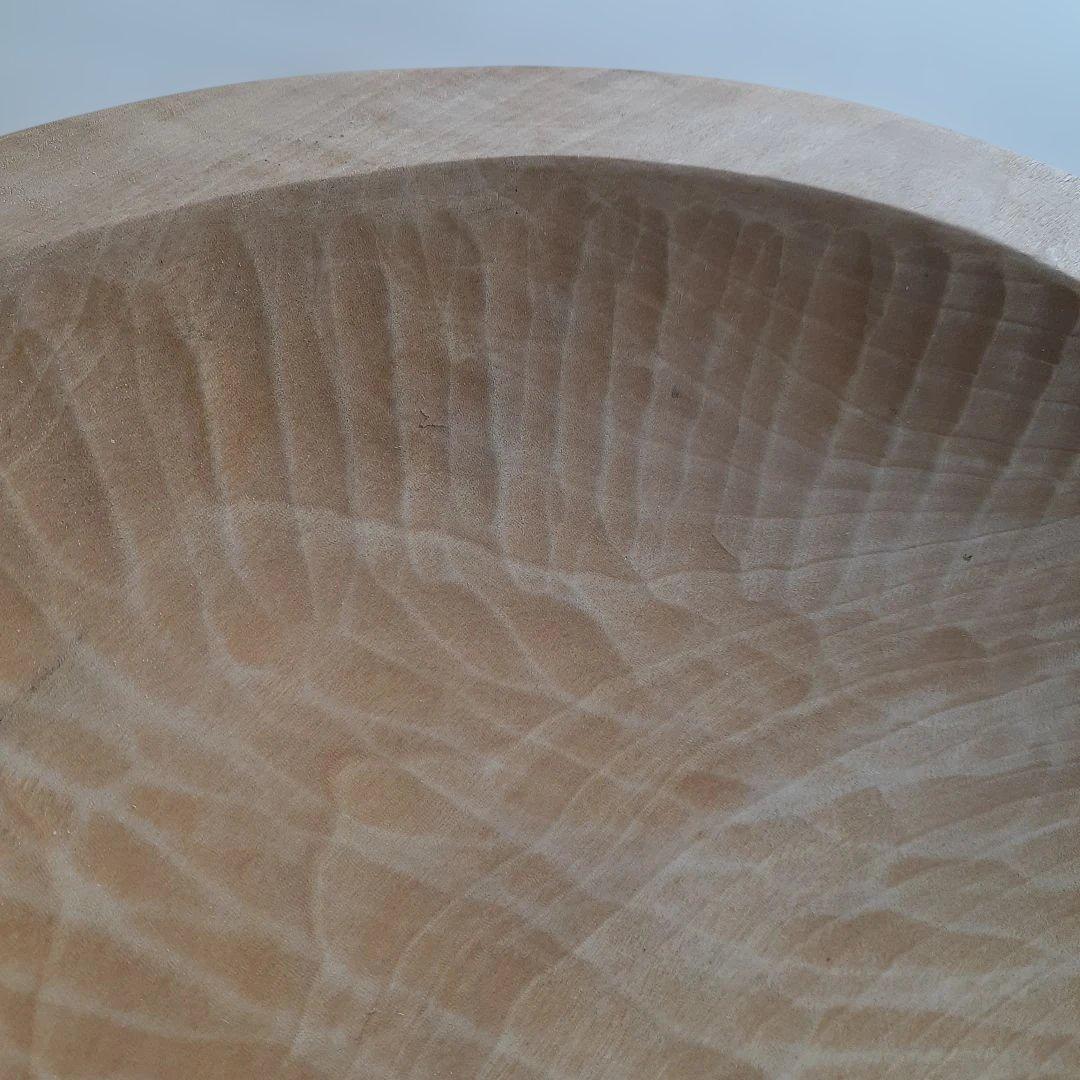 木製深皿 直径約30cm　高さ5cm　秋山郷　義春作　3枚セット