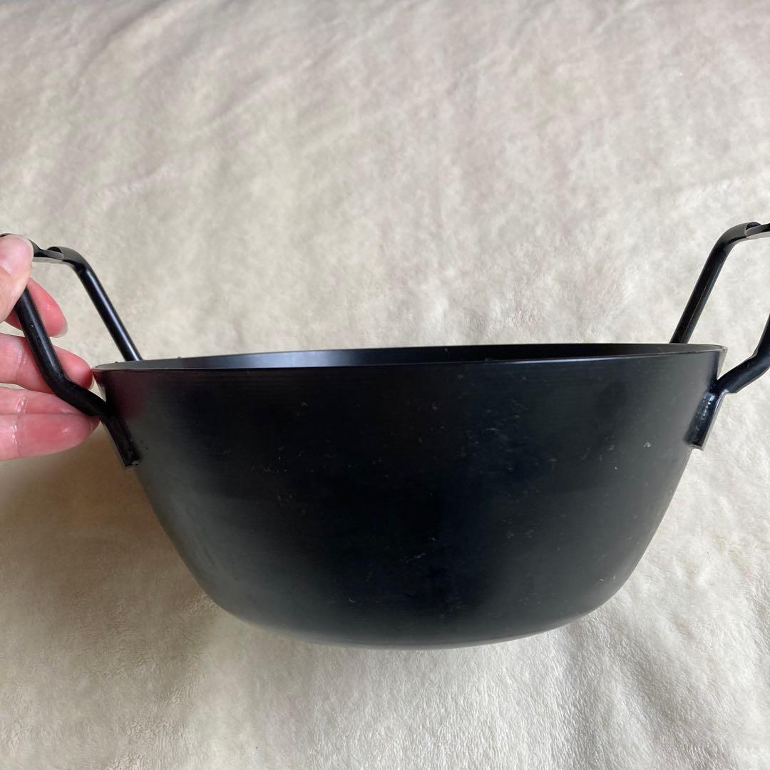 キナリノ　ラバーゼ　鉄揚げ鍋　22cm セット