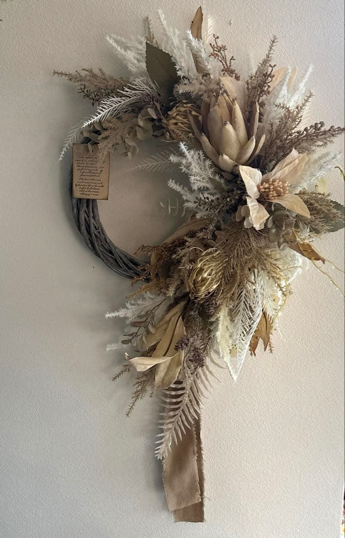 ＊coconut　フラワーリー＊　特大　プロテア　ネイティブフラワー