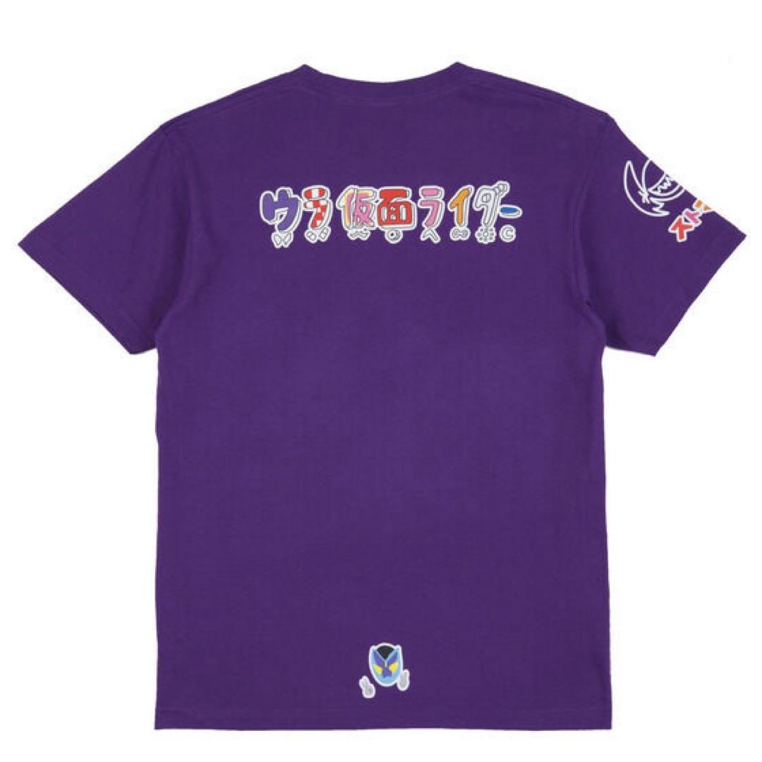 仮面ライダーガヴ　ウラ仮面ライダーTシャツ大人用　紫　Mサイズ
