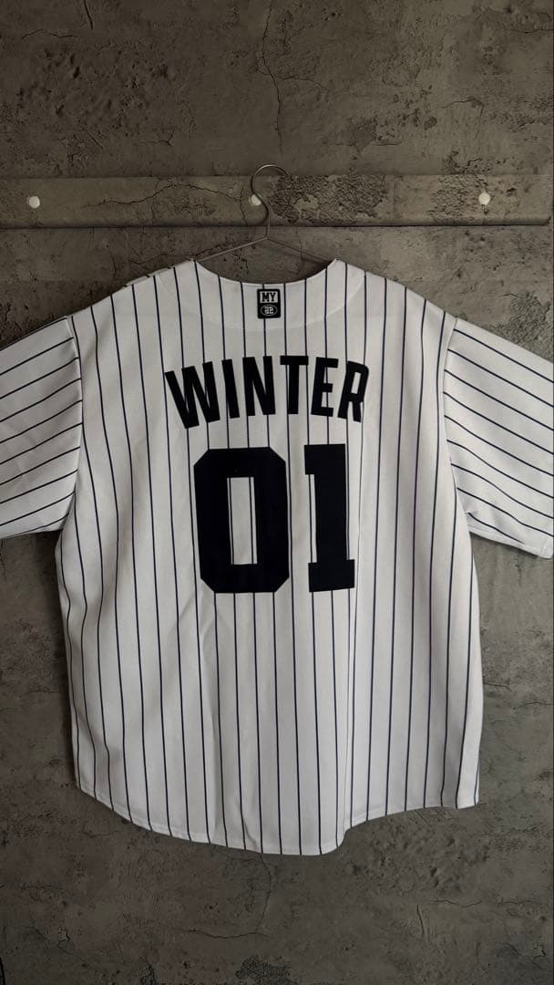 aespa winter ベースボールシャツ