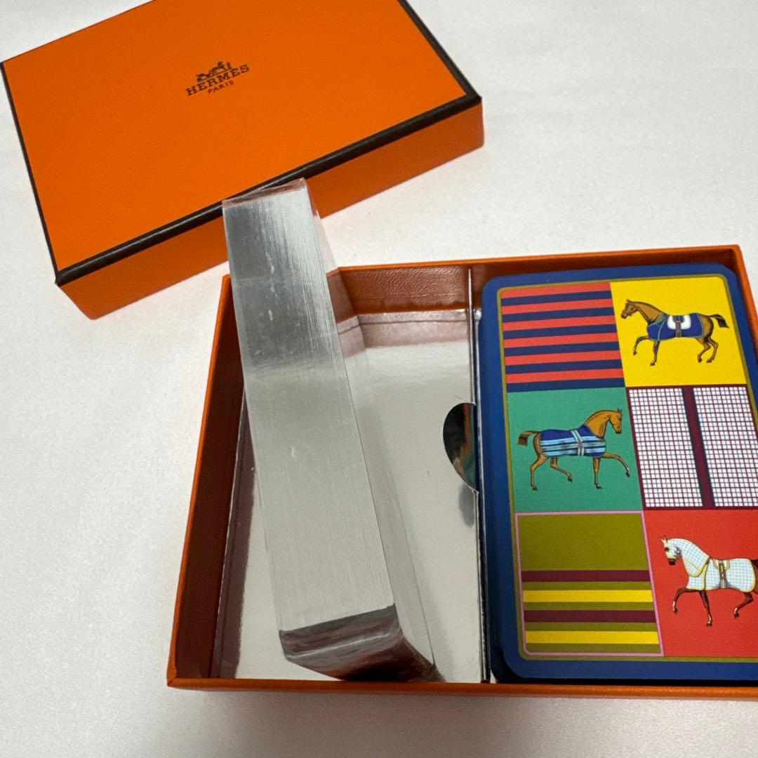 【美品】HERMES 馬デザイン トランプセット