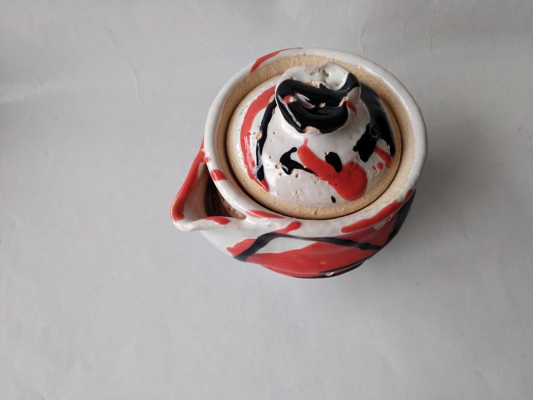 希少品 萩碗 宝瓶 関大安 作 萩煎茶器 共箱 現代アート 煎茶道具 玉露 新品