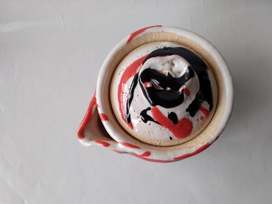 希少品 萩碗 宝瓶 関大安 作 萩煎茶器 共箱 現代アート 煎茶道具 玉露 新品
