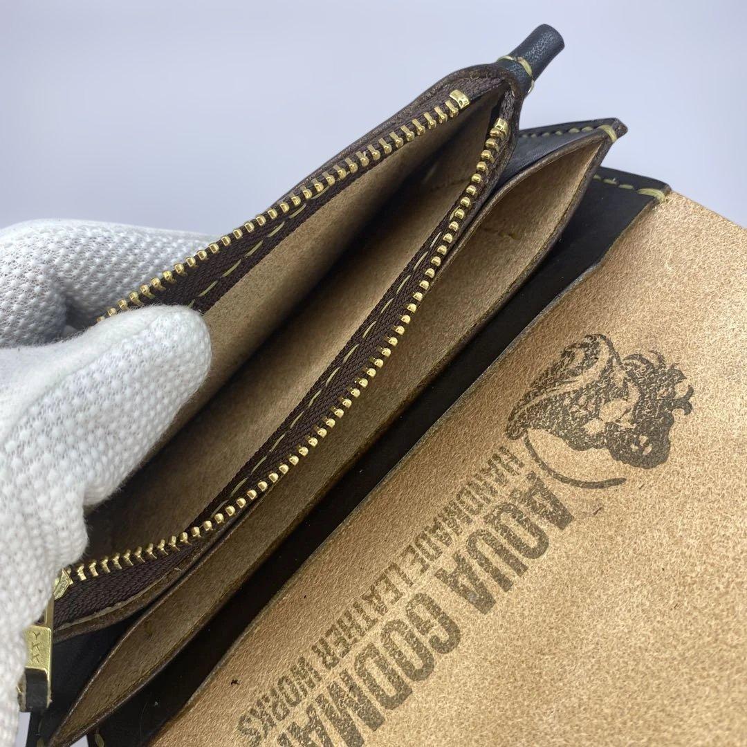 ハンドメイド 丘染めミドルトラッカーウォレット 3層/小判かん BTW0621