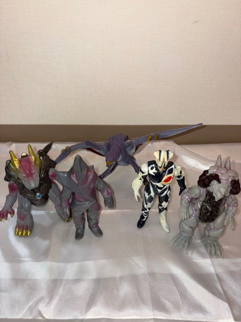ウルトラマンティガ 怪獣ソフビセット 一部タグあり