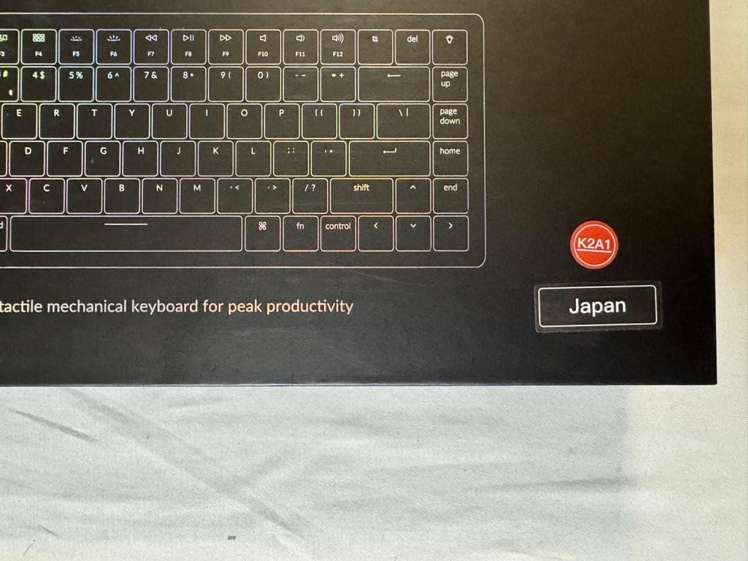 Keychron K2 whiteLED 赤軸 US配列