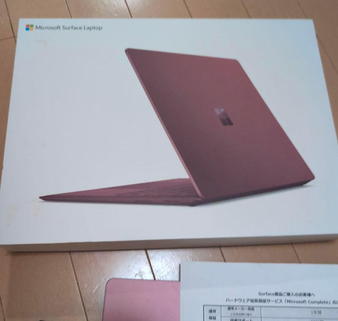【値下】Microsoft Surface Laptopバーガンディ ジャンク品