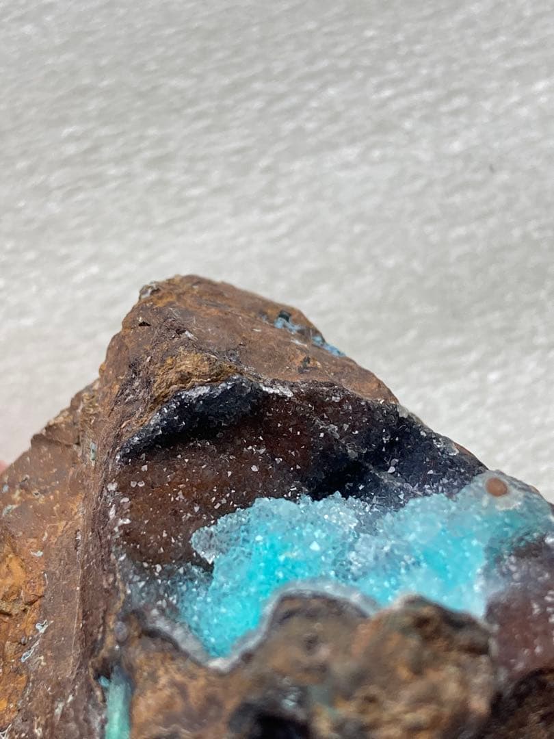 ジェムシリカ　母岩付き　クリソコラ　ドゥルージー　シリシファイド　原石　鉱物