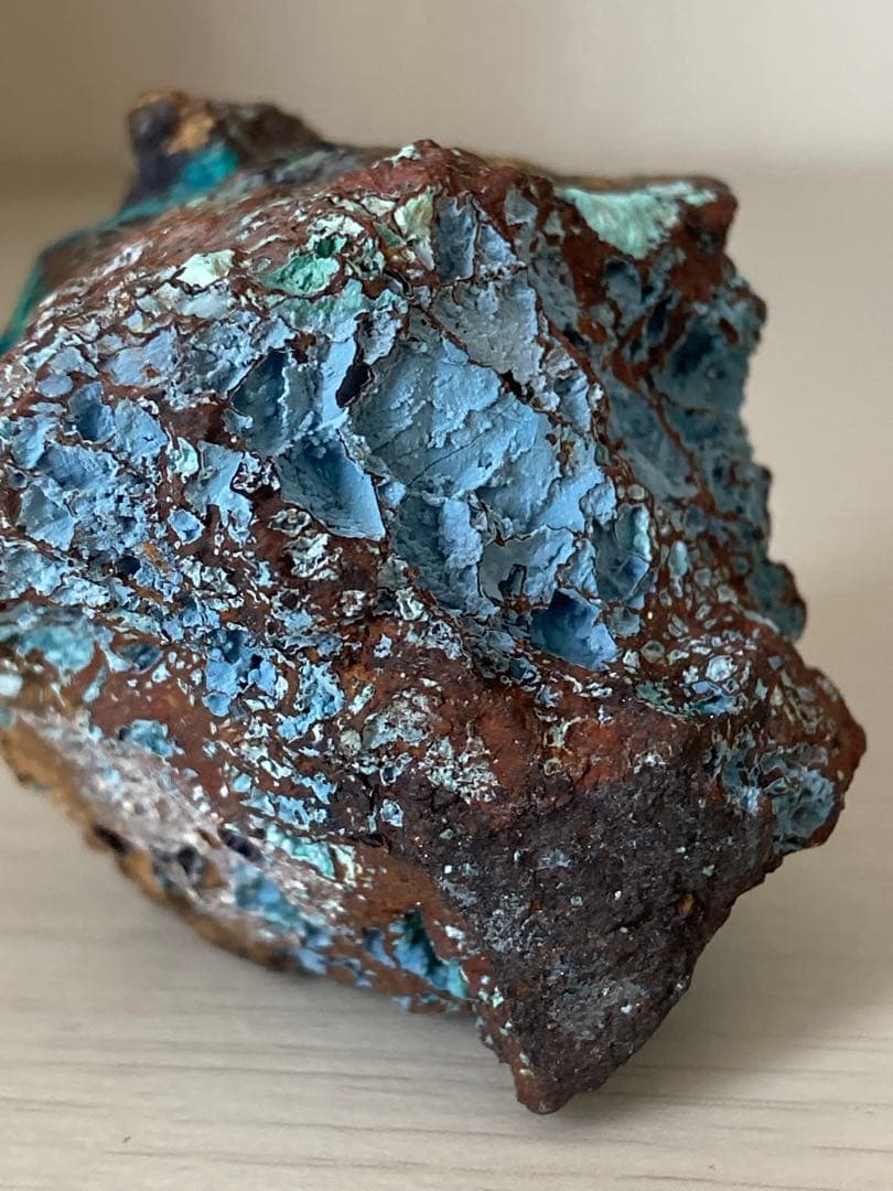 ジェムシリカ　母岩付き　クリソコラ　ドゥルージー　シリシファイド　原石　鉱物