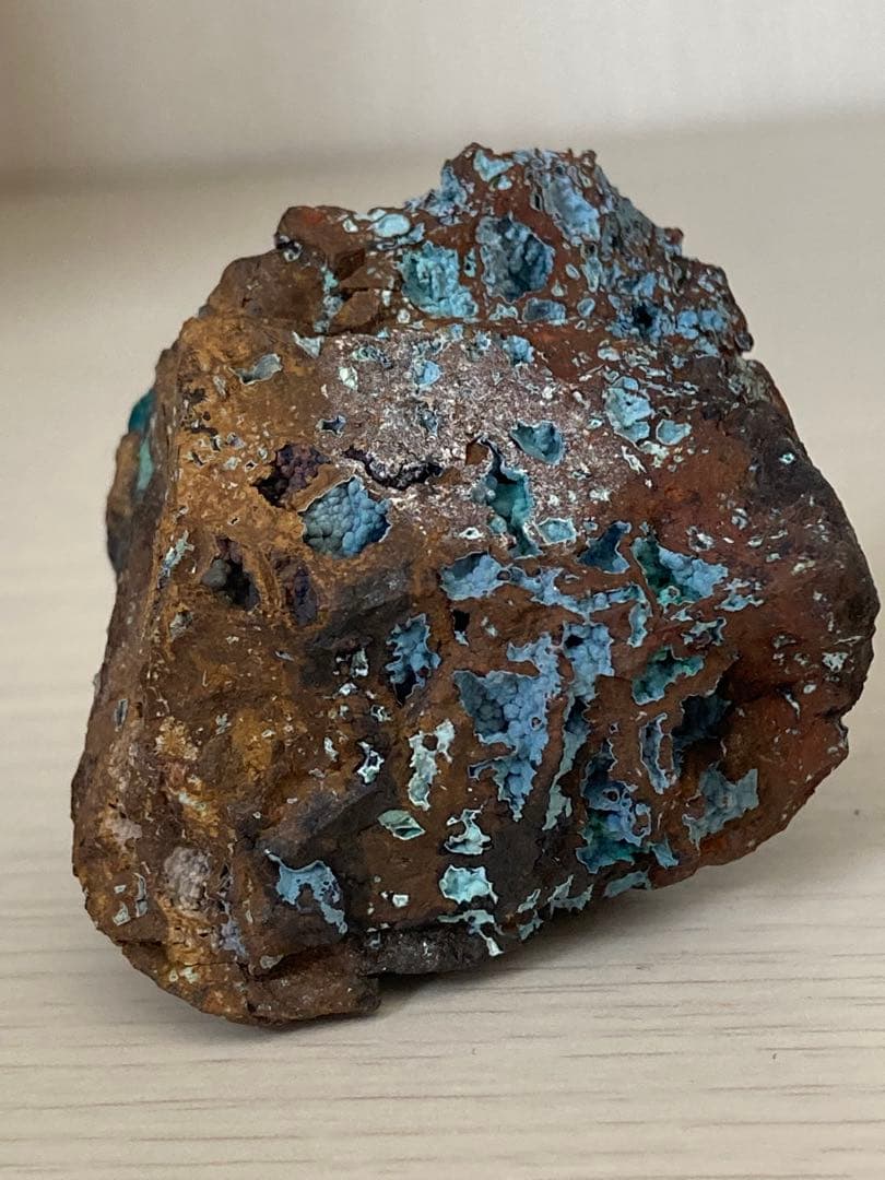 ジェムシリカ　母岩付き　クリソコラ　ドゥルージー　シリシファイド　原石　鉱物