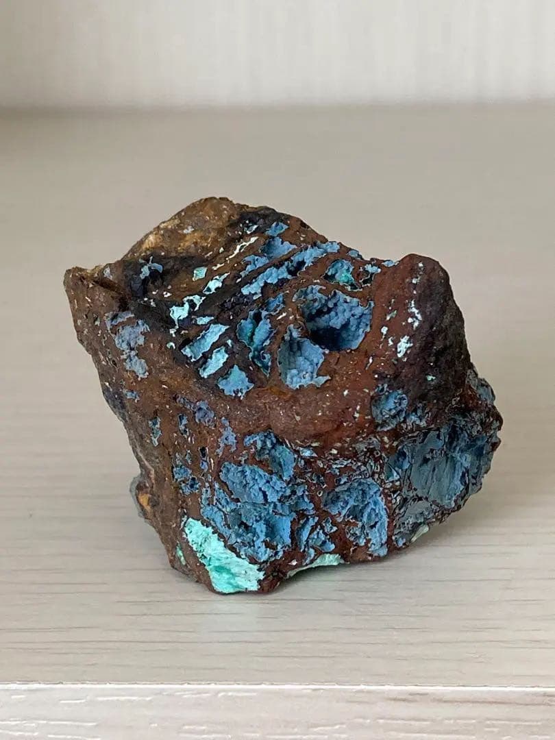 ジェムシリカ　母岩付き　クリソコラ　ドゥルージー　シリシファイド　原石　鉱物