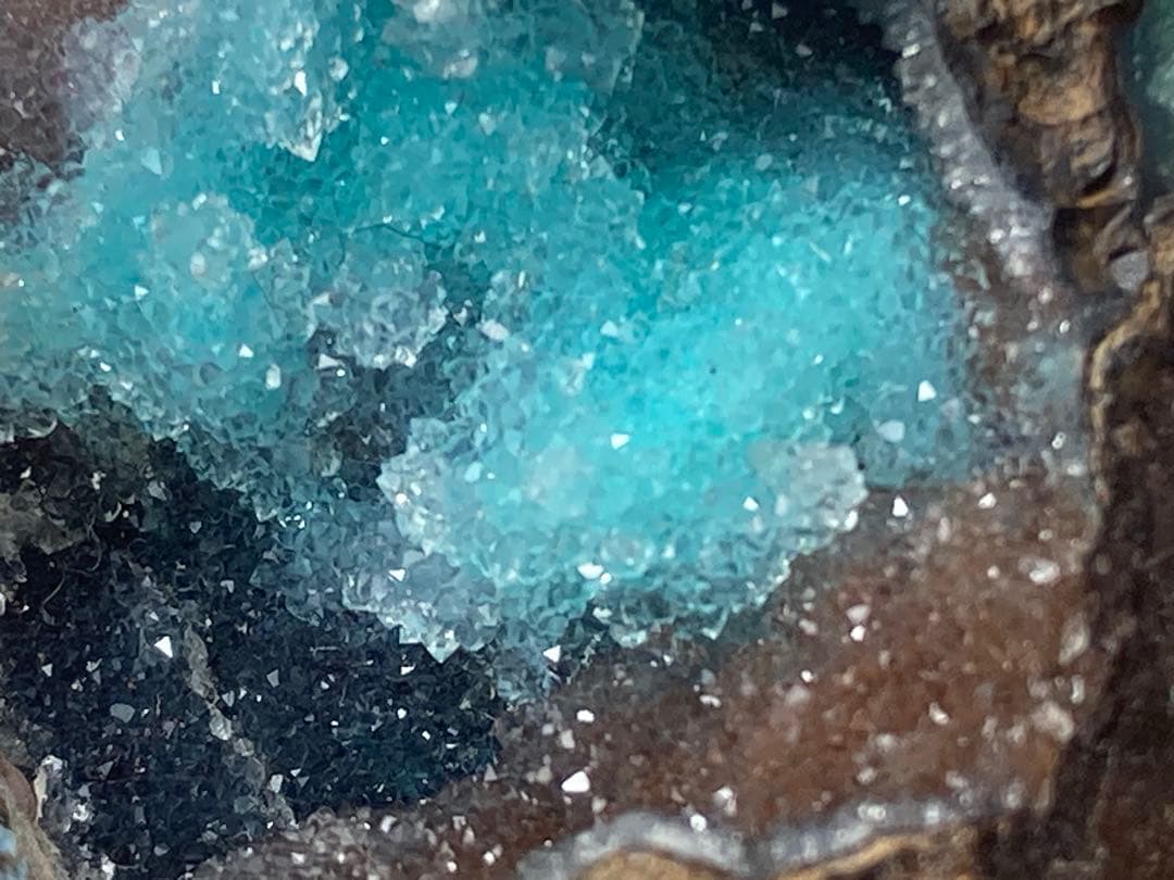 ジェムシリカ　母岩付き　クリソコラ　ドゥルージー　シリシファイド　原石　鉱物