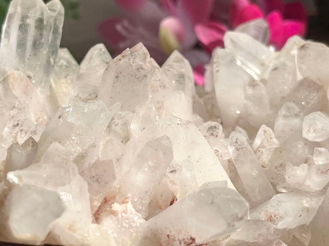 タントリックツイン　ヒマラヤ　マニカラン産　クリスタル　水晶 原石　クラスター