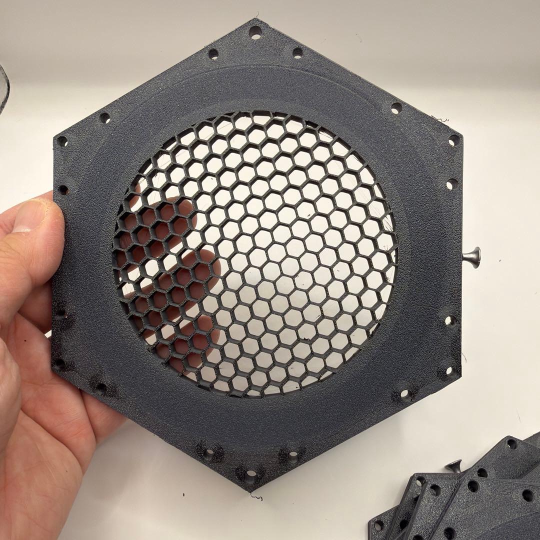 先行販売 3Dプリント着生材 ∞ 墨色 7枚(3)