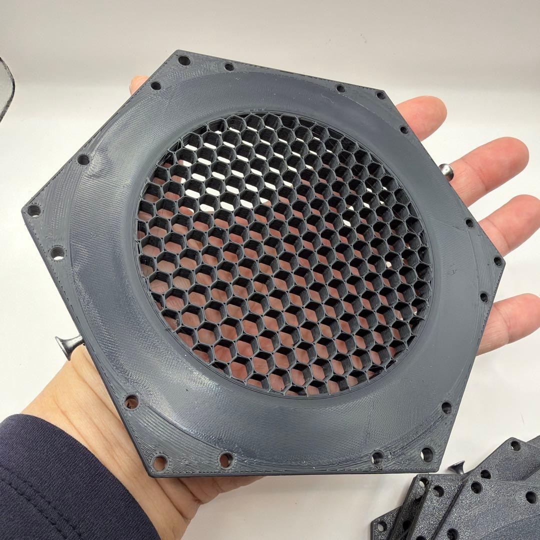 先行販売 3Dプリント着生材 ∞ 墨色 7枚(3)