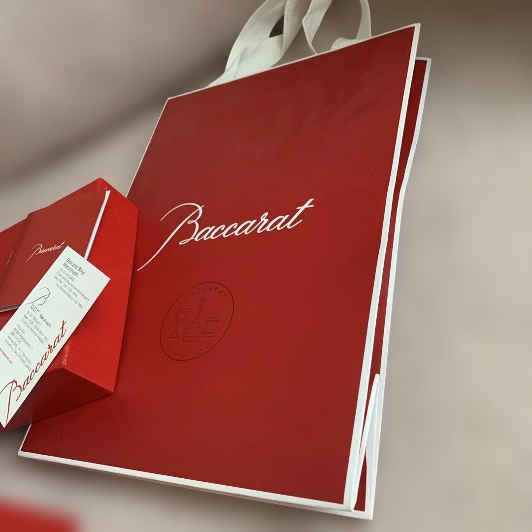Baccarat Tiger Figurine 置物　美品　箱付ショッパー付