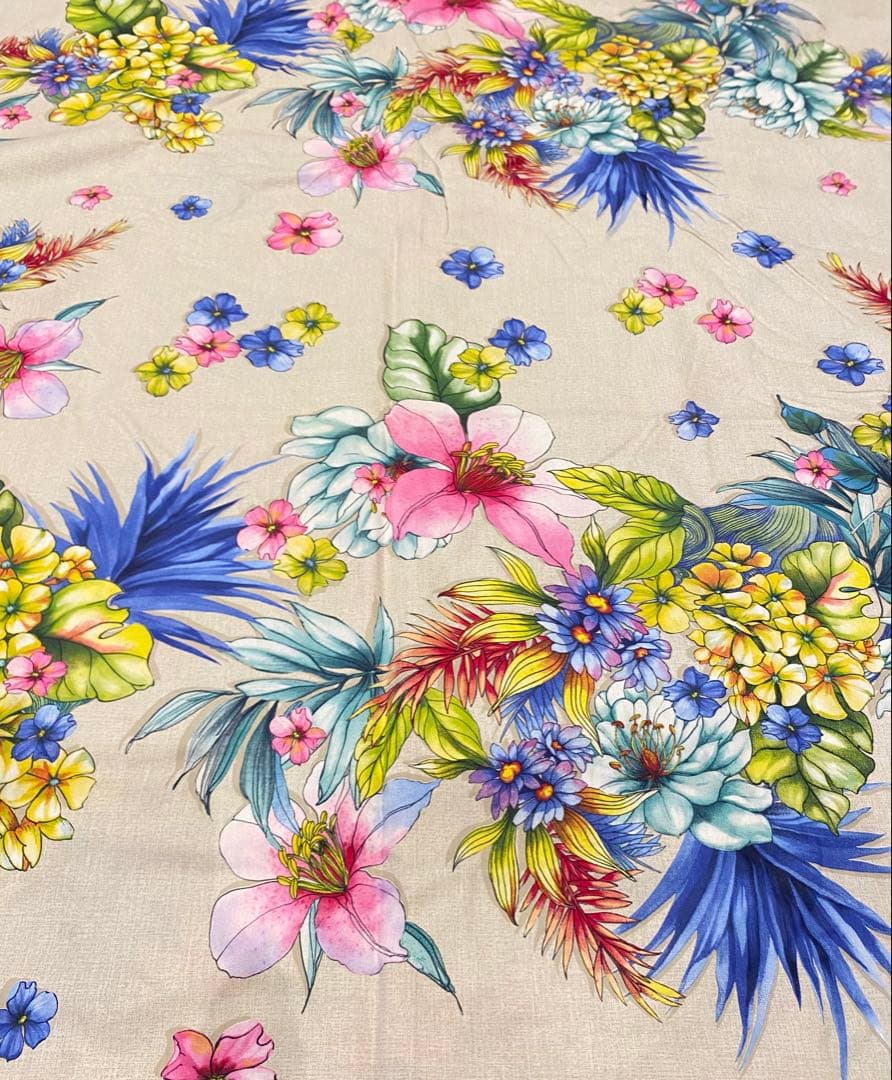 【必見】ZARA  フラワープリント掛け布団カバー 240x220 cm