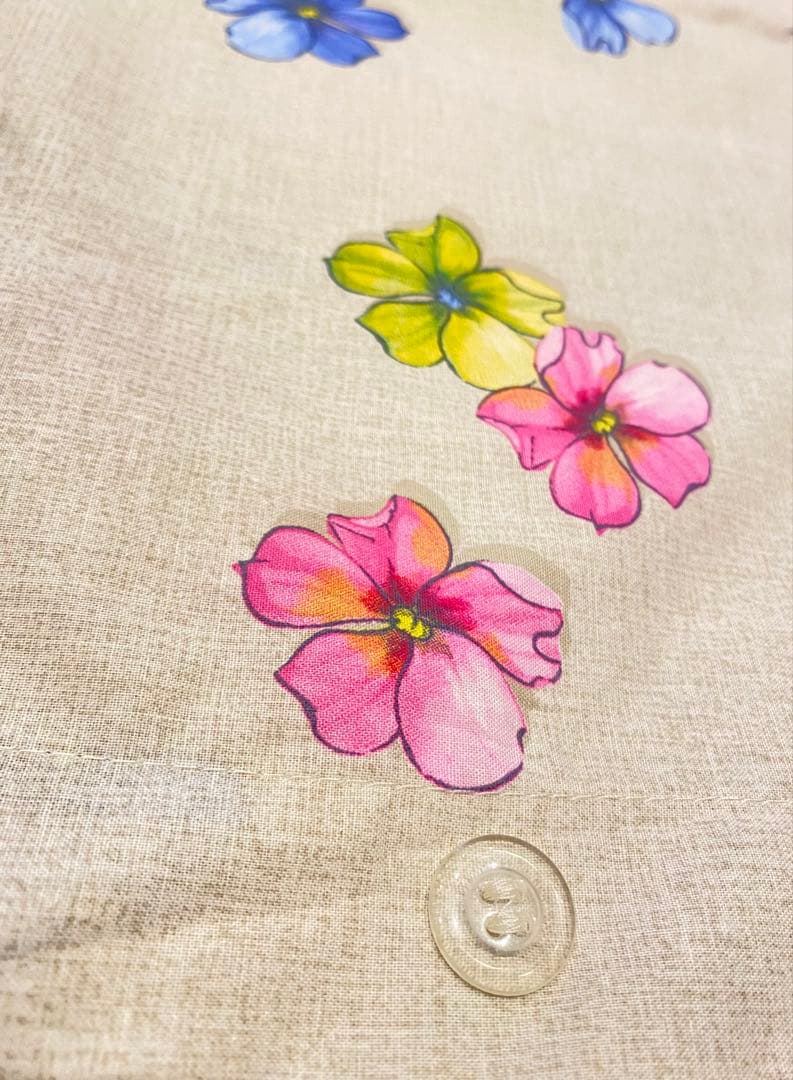 【必見】ZARA  フラワープリント掛け布団カバー 240x220 cm