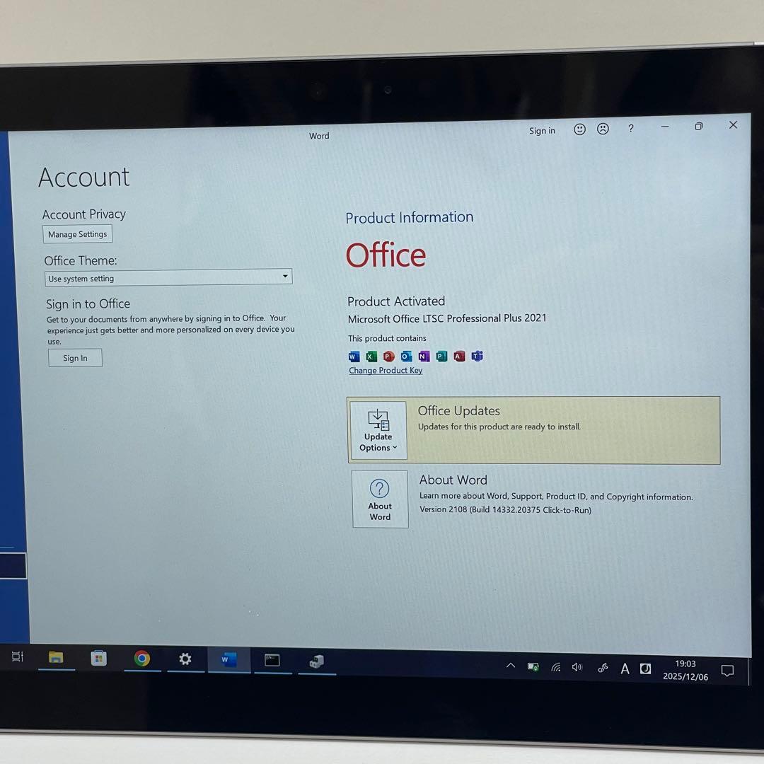 #567 Microsoft Surface Goモデル1824 Pentium