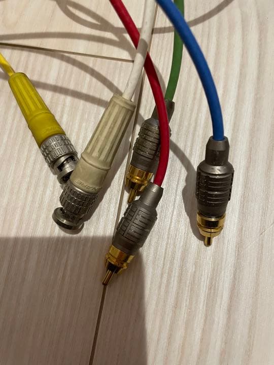 ベルデン製映像ケーブル　BNC-RCA+BNC 6m