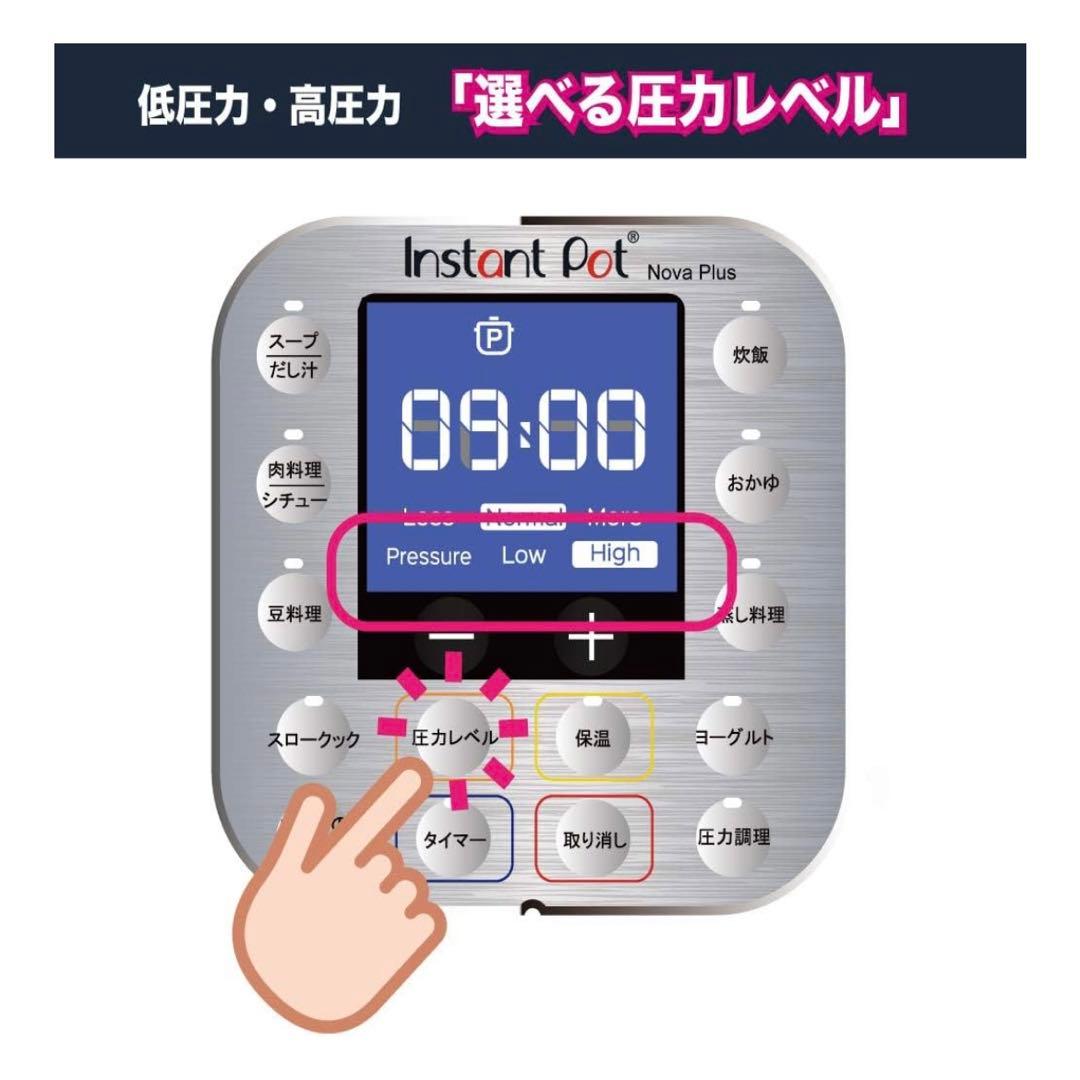 【新品未開封】マルチ電気圧力鍋 インスタントポット 1台7役 3.0L キッチン