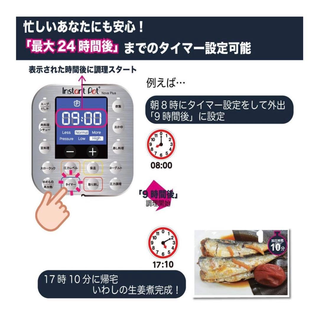 【新品未開封】マルチ電気圧力鍋 インスタントポット 1台7役 3.0L キッチン