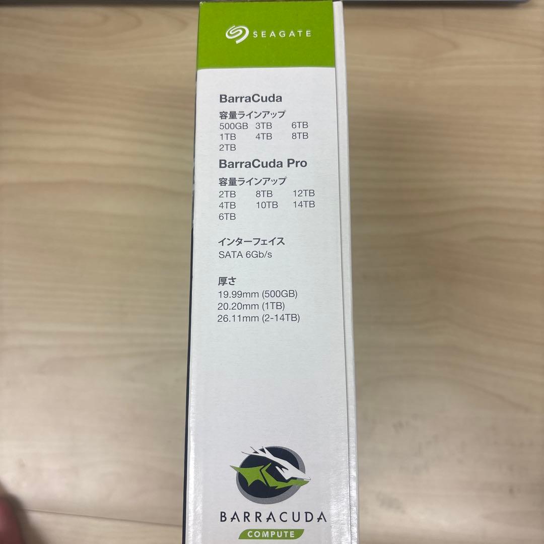 【新品未開封】Seagate BarraCuda 3.5インチHDD