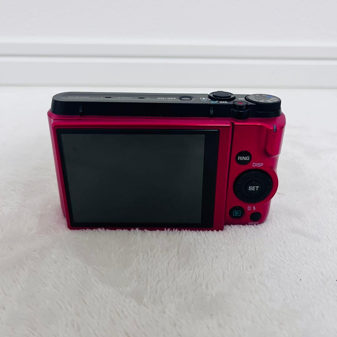 デジカメ　CASIO EXILIM EX-ZR1000 レッド