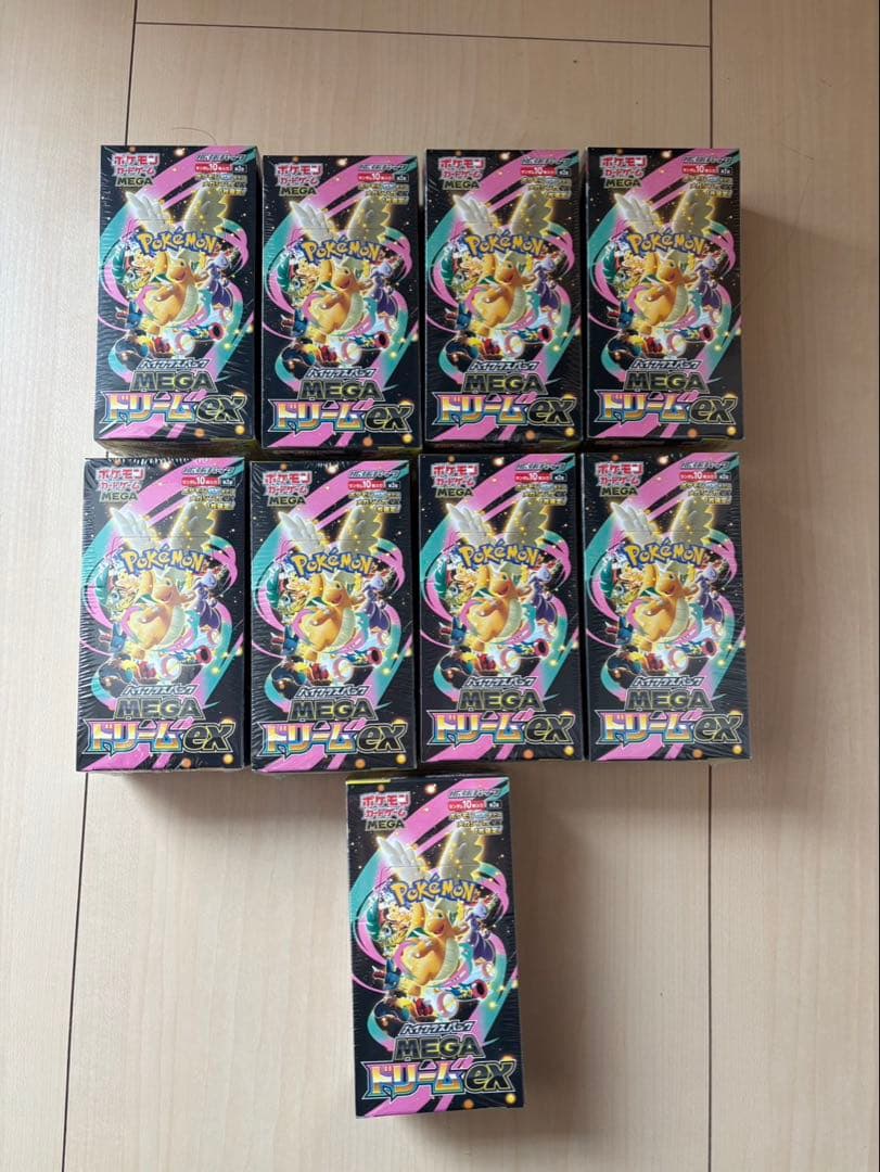 ポケモンカードMEGAドリームex シュリンク付未開封 9BOX