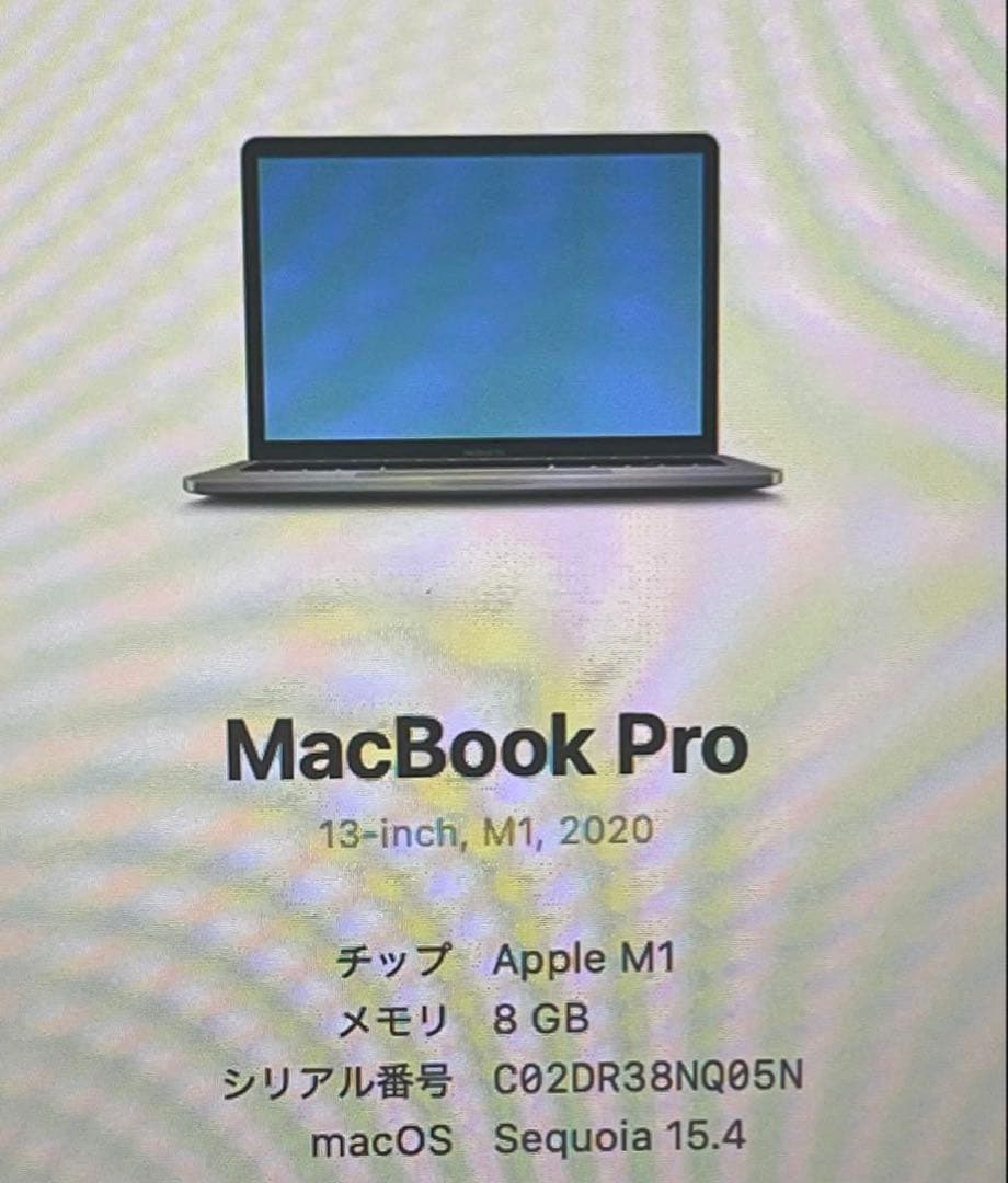 MacBook Pro M1 256GB 2020 スペースグレイ