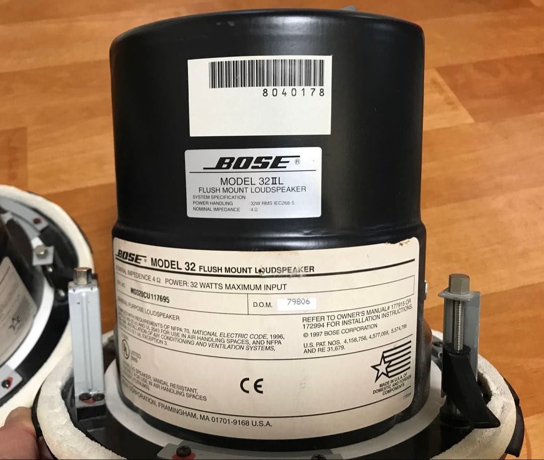 BOSE∥ ボーズ　防滴天井埋め込みスピーカー　32IIL 2台