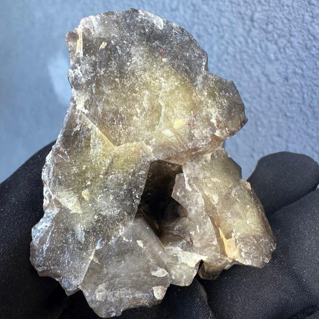 【金運· 魔除 ·浄化】煙水晶スモーキークォーツ 水晶クラスター 原石A1628