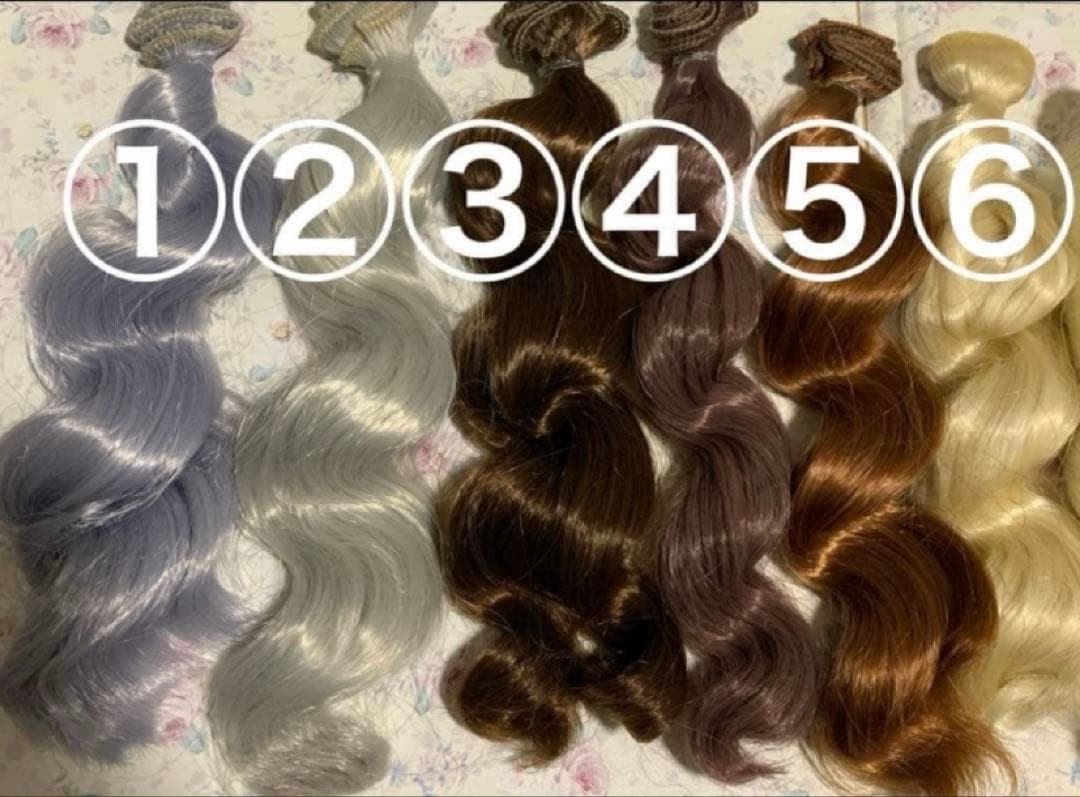 3.5㌅ 4㌅ 4.5㌅ 5㌅ 5.5㌅ ドールウィッグ セリアドール 耐熱