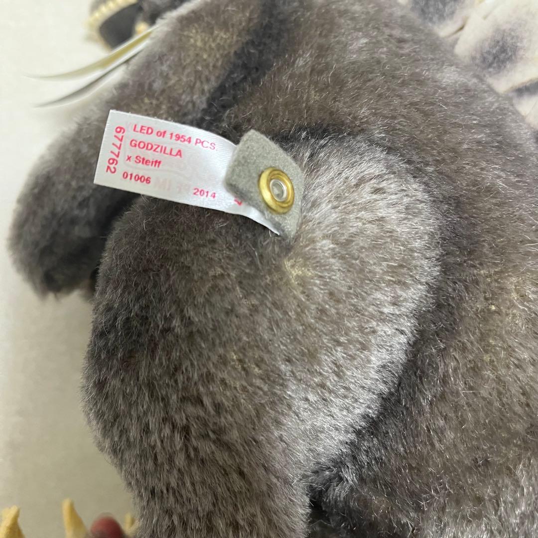 希少 シュタイフ ゴジラ 1954体限定 60周年 モヘア テディベア