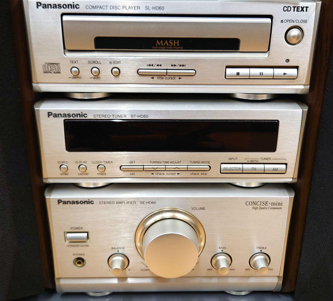 ●【取説・リモコン・電源付】Panasonic　SC-HD60C システムコンポ