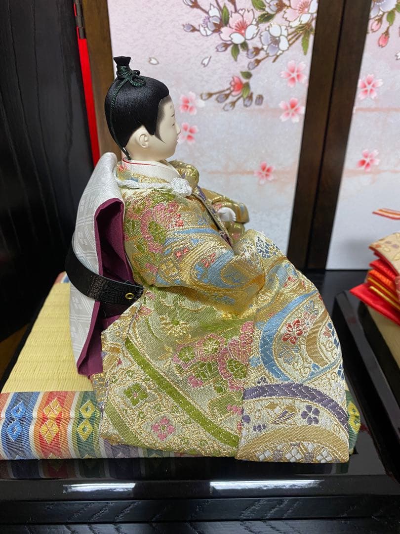 東京久月　雛人形　親王飾り収納セット・サイズ間口約６３×奥行約４１×高さ約５８㎝