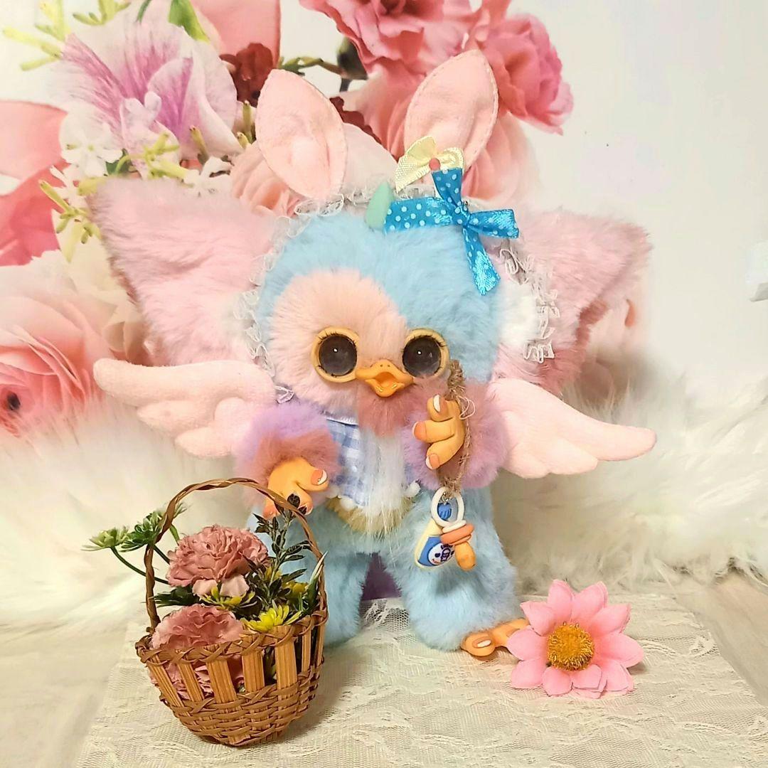 ハンドメイド・Big エンジェルベビちゃんのお人形・アートドール・ぬいぐるみ