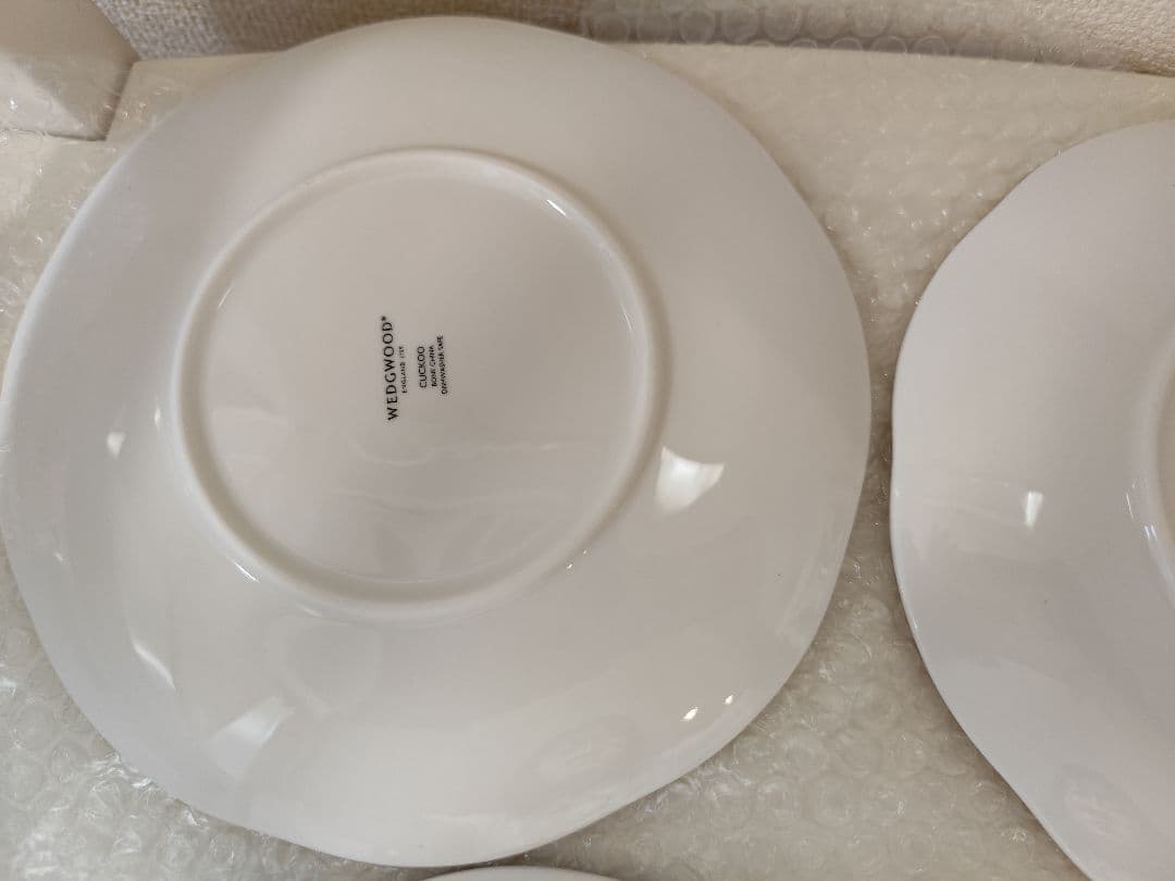 新品　ウェッジウッド ハーレクイン カッコー プレート 4枚　