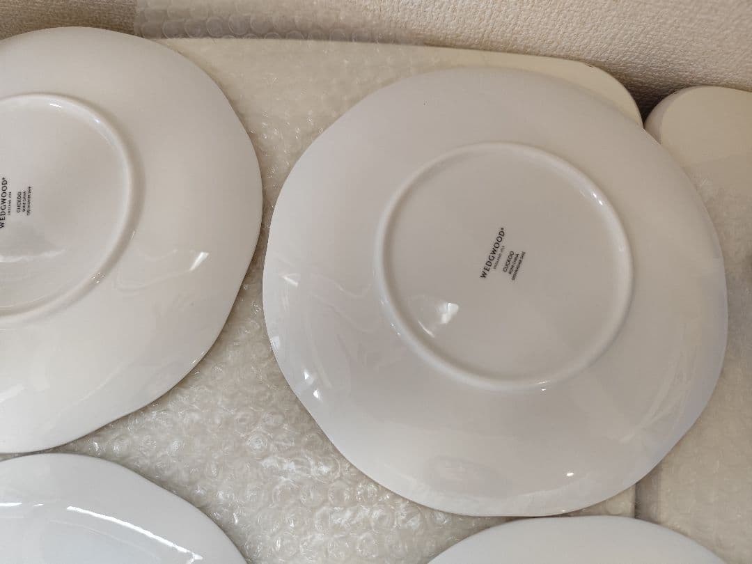 新品　ウェッジウッド ハーレクイン カッコー プレート 4枚　