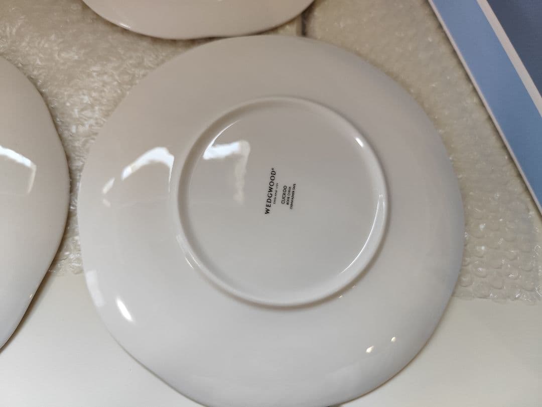 新品　ウェッジウッド ハーレクイン カッコー プレート 4枚　