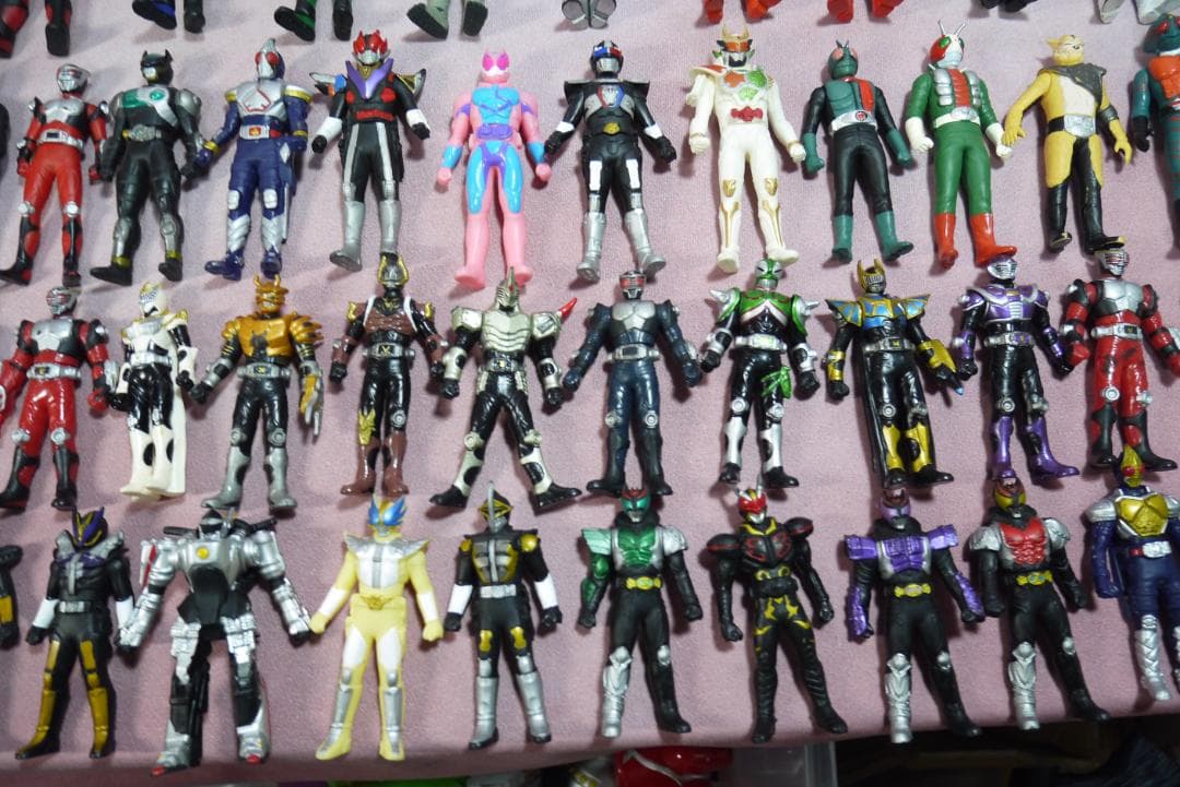 仮面ライダー　ミニソフビ　105体