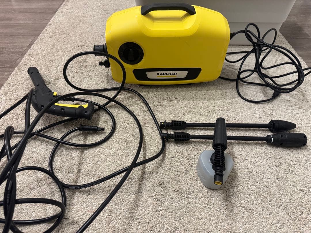 ２度使用　KARCHER ケルヒャー K2 サイレント 無印良品収納ケースセット