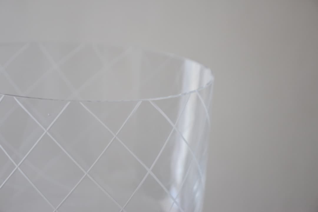 ティファニー　クリスタルガラス　ボウル　皿　１５cm