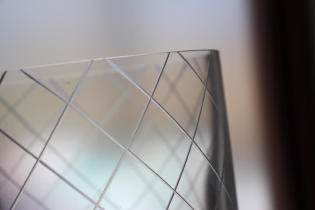 ティファニー　クリスタルガラス　ボウル　皿　１５cm