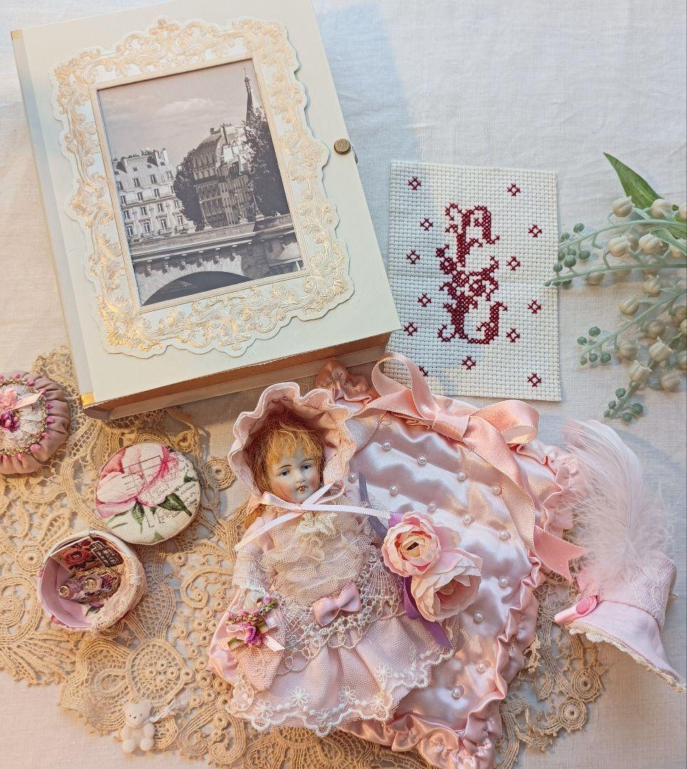 お衣装セット　ミニョネット　ビスクドール　Handmade　着せかえ