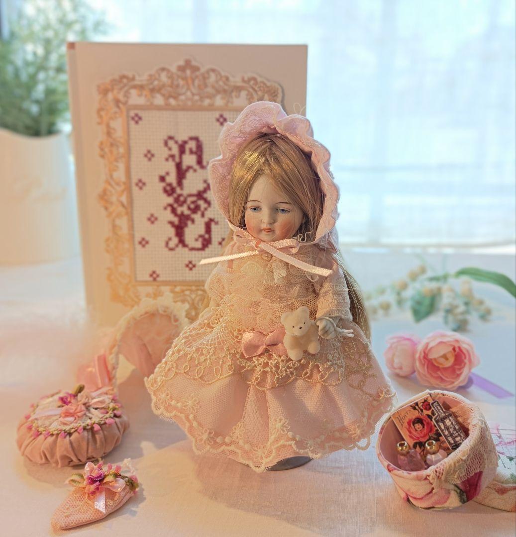 お衣装セット　ミニョネット　ビスクドール　Handmade　着せかえ