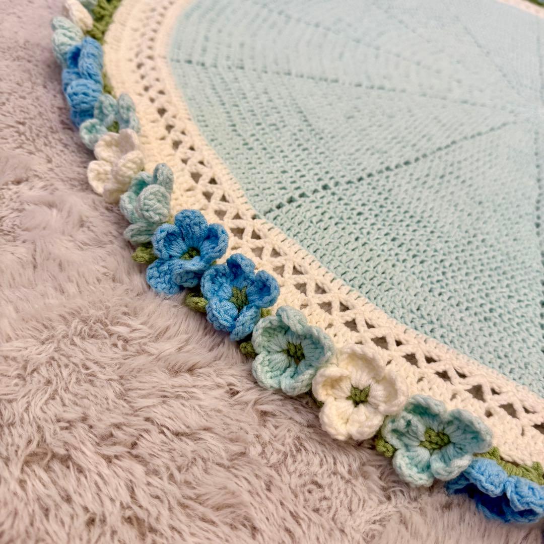 花束ブランケット ブーケブランケット 枯れない花束 ハンドメイド かぎ針編み